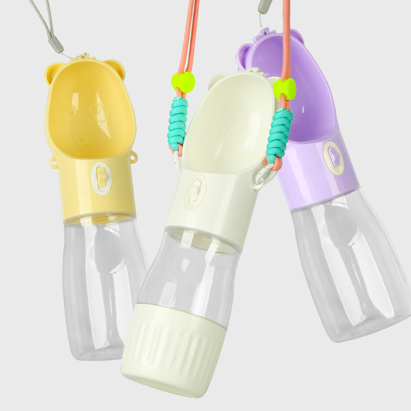 2 In 1 Portable Dog Water Bottle